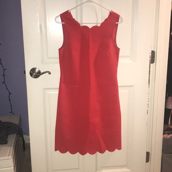 J. Crew Dresses & Skirts - Coral Scalloped J Crew Dress